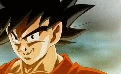 Grown Up Baby Goku GIF