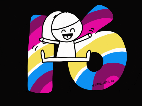 Grown Up Happy Birthday Daughter Sweet Sixteen GIF