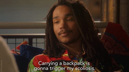 Grownish Luca Hall Scoliosis I Need A Backiotomy GIF