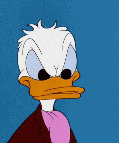 Grr Angry Donald Duck GIF
