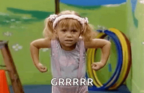 Grr Strong Michelle Tanner GIF