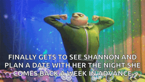 Gru Dancing Finally Gets To See Shannon GIF