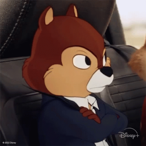 Grumpy Chip 'n Dale Rescue Rangers GIF