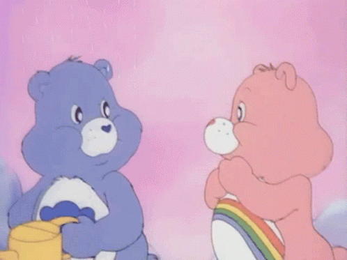 Grumpy Bear And Cheer Bear Care Bear GIF