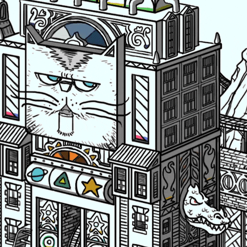 Grumpy Cat Slot Machine Animation GIF