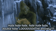 Grumpy Cold Grinch Meme Hate List GIF