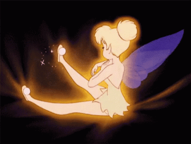 Grumpy Cute Tinkerbelle GIF