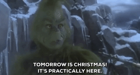 Grumpy Grinch On Christmas Eve GIF