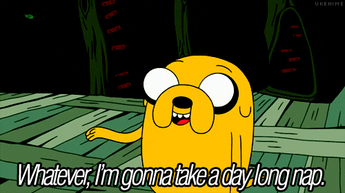 Grumpy Jake The Dog GIF