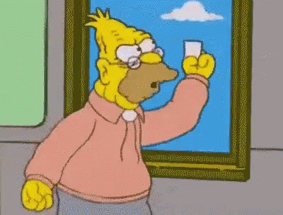 Grumpy Old Man Grampa Simpson GIF