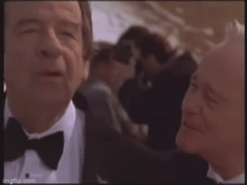 Grumpy Old Man Smiling GIF