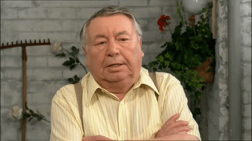 Grumpy Old Men Asian Grandpa Shaking Head GIF