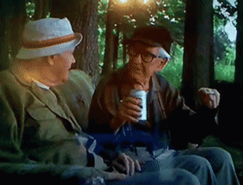 Grumpy Old Men Burgess Meredith GIF