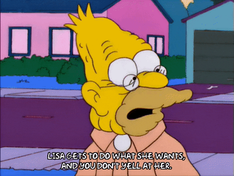 Grumpy Old Men Grampa Simpson GIF