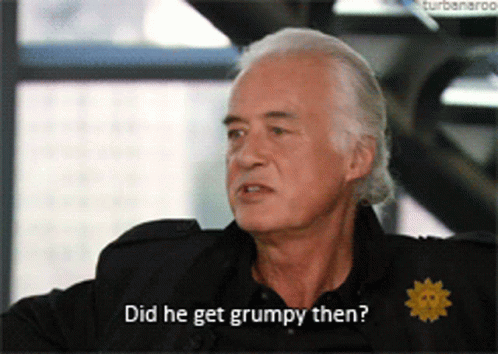 Grumpy Old Men Robert Plant GIF