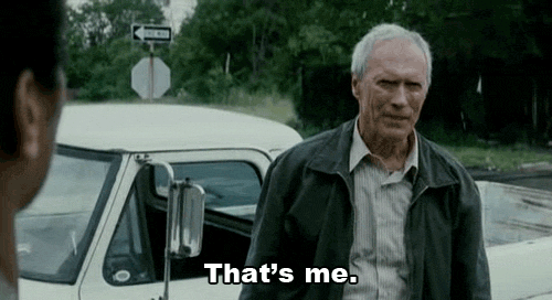 Grumpy Old Men Thats Me Clint Eastwood500 X 272 Gif GIF