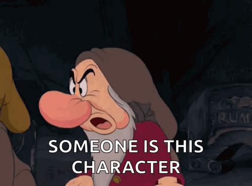 Grumpy Snow White Dwarf