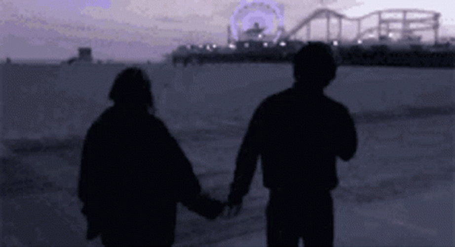 Grunge Aesthetic Couple Walking Together GIF