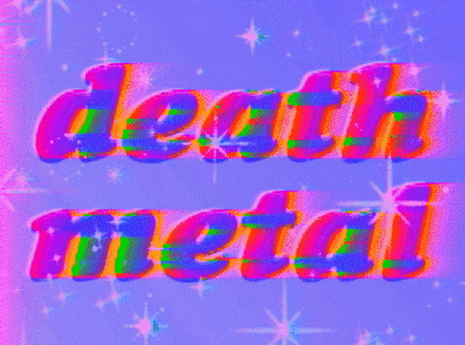 Grunge Aesthetic Death Metal Words GIF