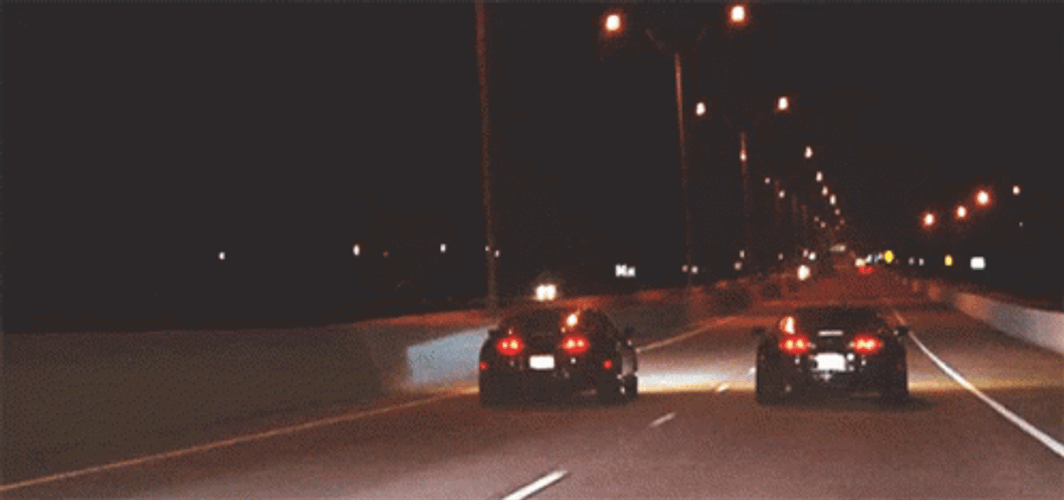 Grunge Aesthetic Drunk Driving At Night GIF
