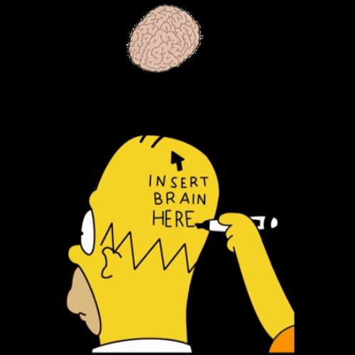 Grunge Aesthetic Homer Simpson GIF