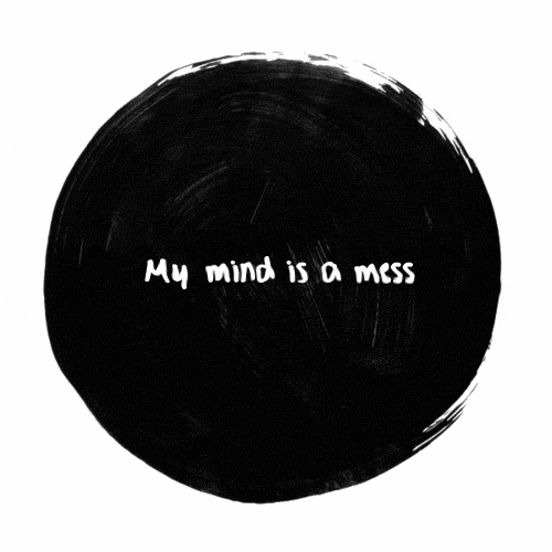 Grunge Aesthetic My Mind Is Mess GIF