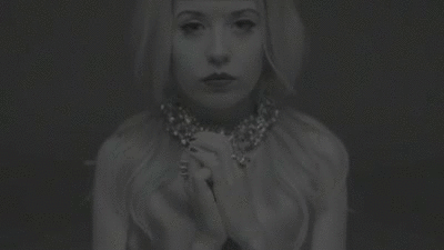 Grunge Style Woman Black White GIF