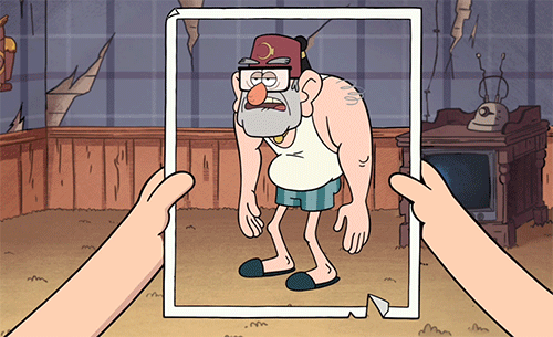 Grunkle Stan Expectations Vs Reality GIF