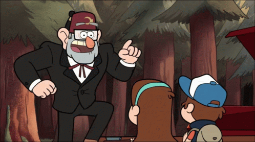 Grunkle Stan Gravity Falls Shake Fist GIF
