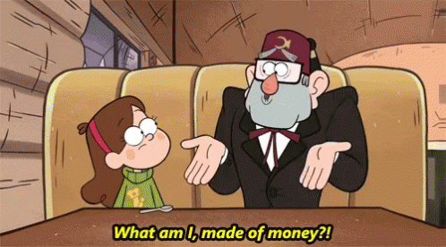 Grunkle Stan Made Of Money GIF