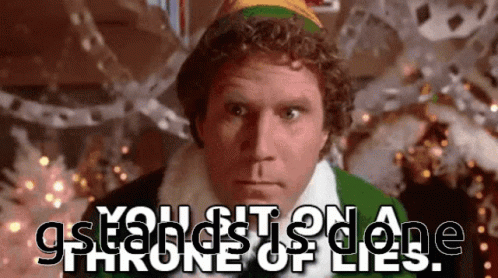 Gstands Is Done You Sit On A Throne Of Lies GIF