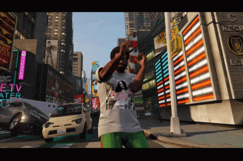 Gta Character Celebrating GIF