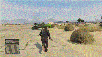 Gta Character Hit By Plane GIF