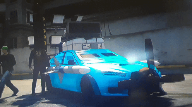 Gta Dj Playing On Car GIF