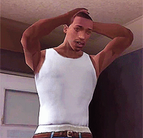 Gta Guy Hands On Head GIF