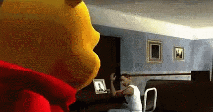 Gta Guy Vs. Pooh GIF