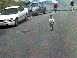 Gta Wasted Falling Down From Scooter GIF