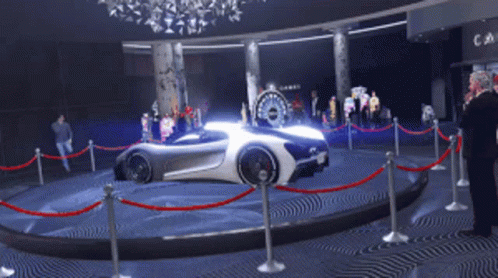 Gta5 Grey Coquette Vehicle Spinning Podium GIF
