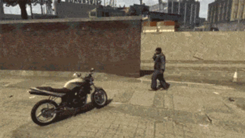 Gta5 Horse Rides Motorcycle Flies Away Funny GIF