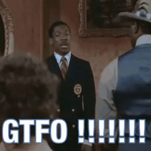 Gtfo Eddie Murphy Get Out Everybody GIF