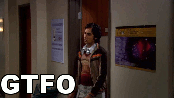 Gtfo Kunal Nayyar Go Away GIF