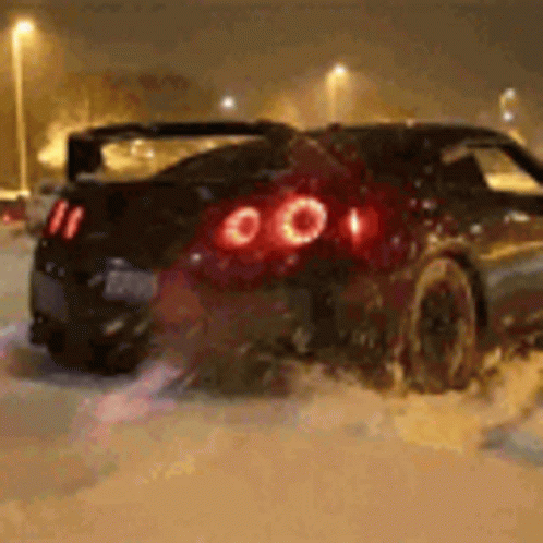 Gtr Driving On Snow GIF