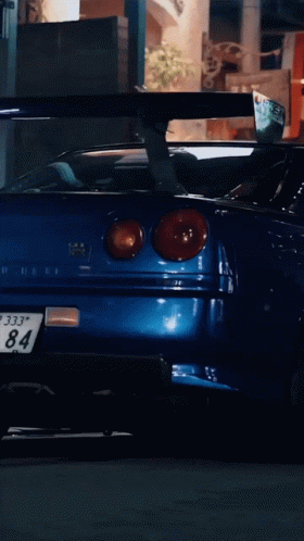 Gtr R34 Blue Nissan GIF