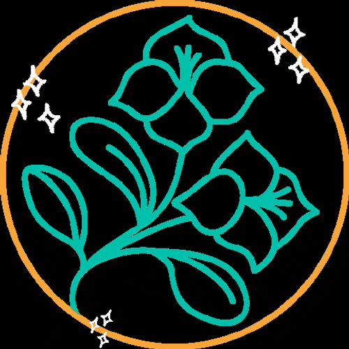 Guam Animated Mandala Flower GIF