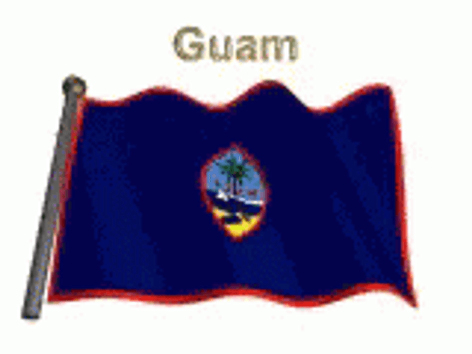 Guam National Flag Waving GIF