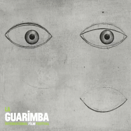 Guarimba International Film Festival Poster With Four Eyes GIF