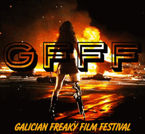 Guarimba International Film Festival Poster With Four Eyes GIF
