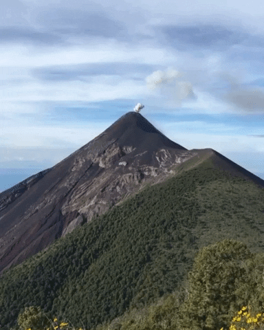 Guatemala Volcán De Fuego Ash GIF