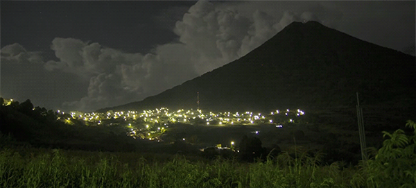 Guatemala Volcano Night Time GIF