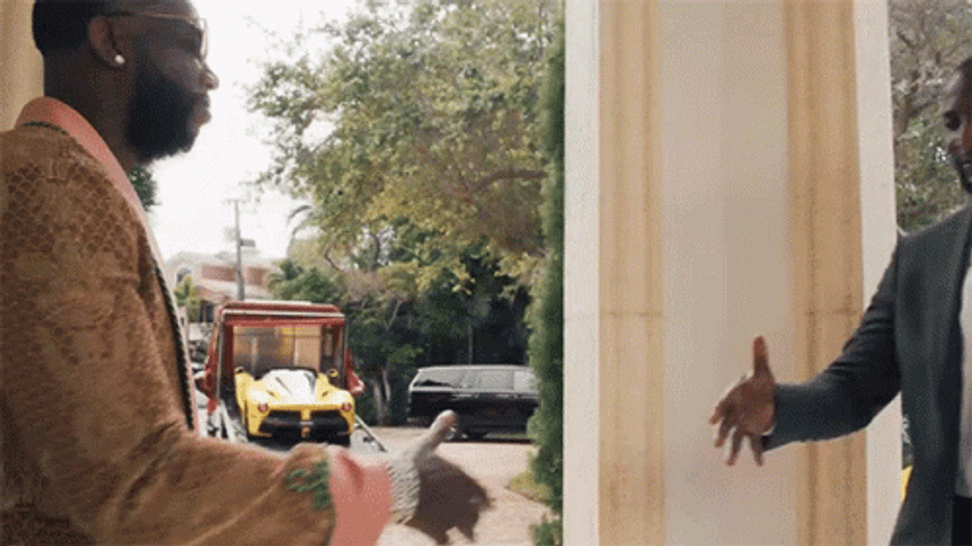 Gucci Maine Handshake Deal GIF
